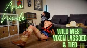 www.nyxonsbondagefiles.com - Aria Nicole... Wild West Vixen Lassoed & Tied thumbnail