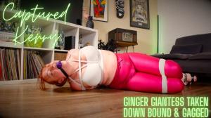 Captured Kerry... Ginger Giantess Taken Down Bound & Gagged
