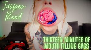 www.nyxonsbondagefiles.com - Jasper Reed... Thirteen Minutes Of Mouth Filling Gags thumbnail