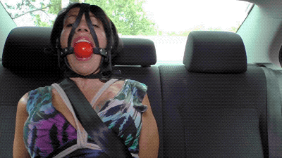 www.nyxonsbondagefiles.com - MILF GiGi... Bound & Struggling In Her Back Seat thumbnail