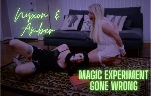 www.nyxonsbondagefiles.com - Nyxon & Amber... Magic Experiment Gone Wrong thumbnail