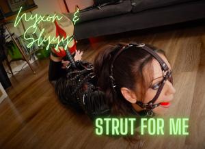 www.nyxonsbondagefiles.com - Nyxon & Slyyy... Strut For Me thumbnail